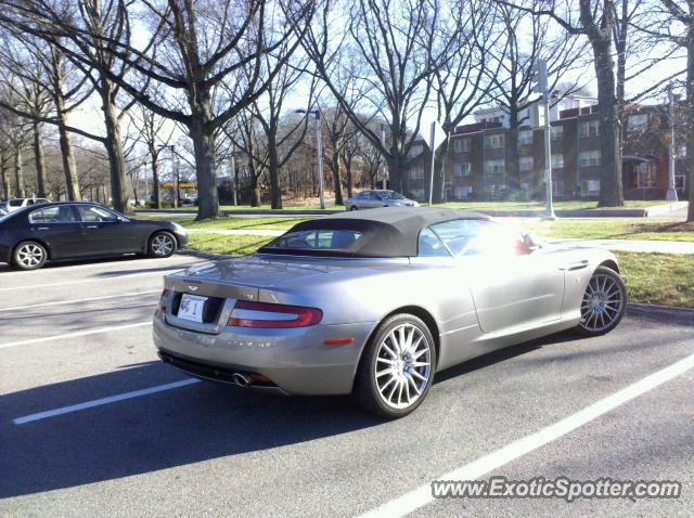 Aston Martin DB9 spotted in Chestnut Hill, Massachusetts