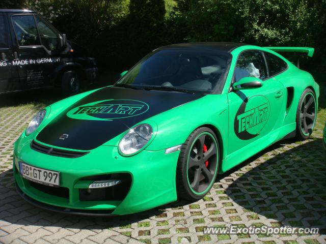 Porsche 911 GT2 spotted in Stuttgart, Germany