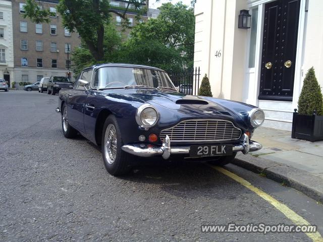 Aston Martin DB4 spotted in London, United Kingdom