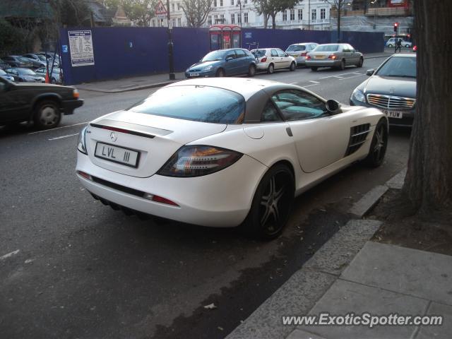Mercedes SLR spotted in London, United Kingdom