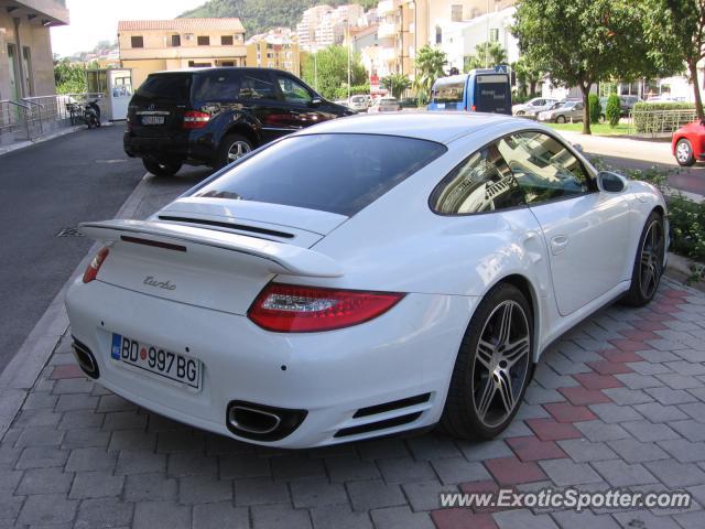 Porsche 911 Turbo spotted in Budva, Montenegro
