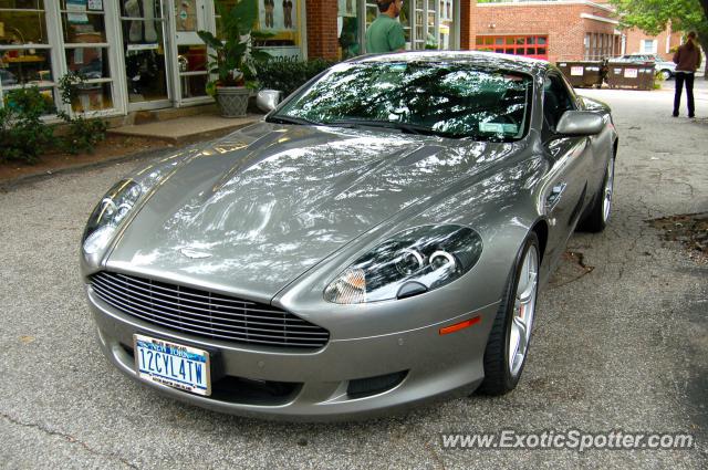 Aston Martin DB9 spotted in New Canaan, Connecticut