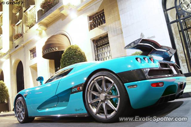Koenigsegg CCXR spotted in Paris, France