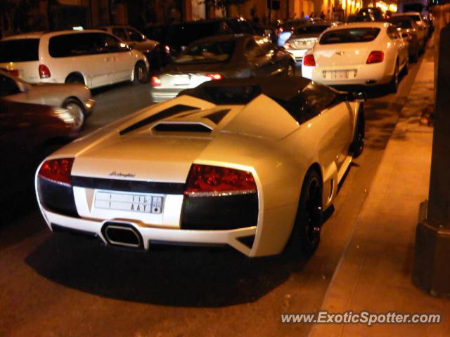 Lamborghini Murcielago spotted in Beirut, Lebanon