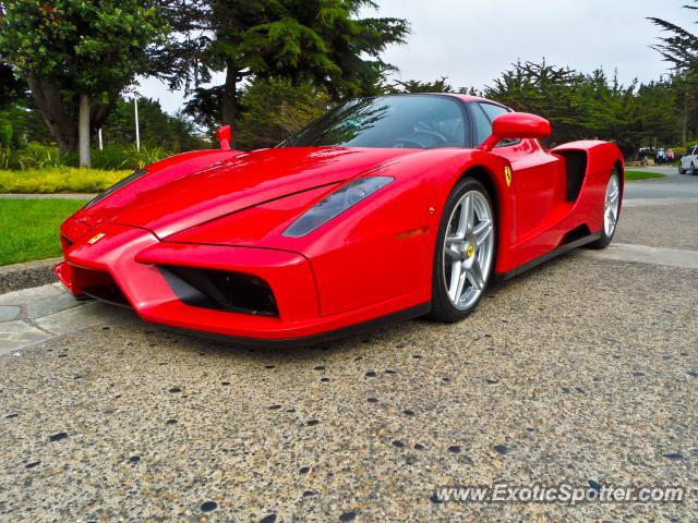 Ferrari Enzo spotted in Pebble Beach, California