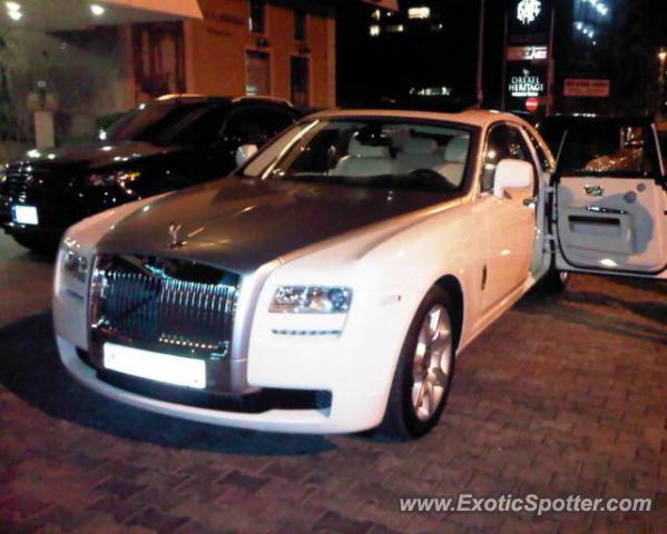 Rolls Royce Ghost spotted in Beirut, Lebanon