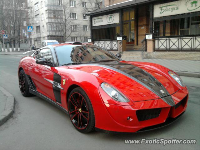 Ferrari 599GTB spotted in Kiev, Ukraine