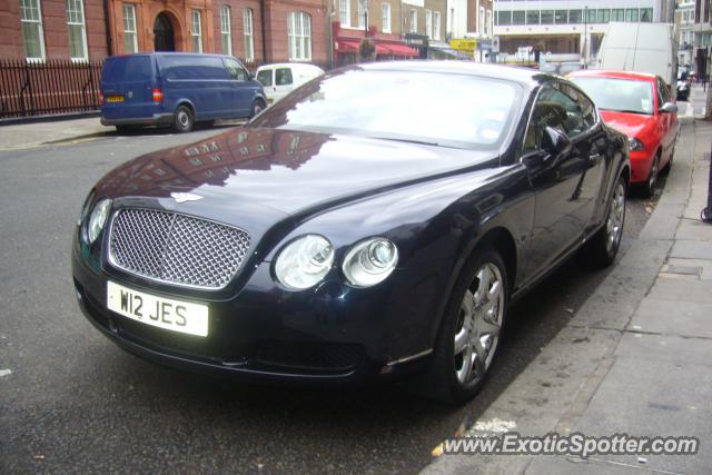 Bentley Continental spotted in Knightsbridge, United Kingdom