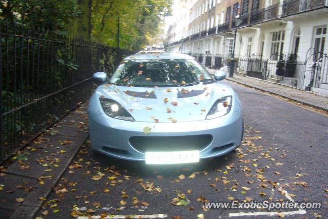 Lotus Evora spotted in Knightsbridge, United Kingdom