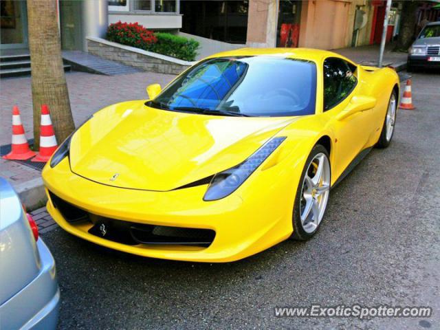 Ferrari 458 Italia spotted in Tirania, Albania