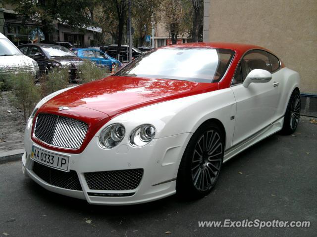 Bentley Continental spotted in Kiev, Ukraine