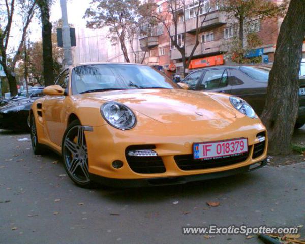 Porsche 911 Turbo spotted in Bucharest, Romania
