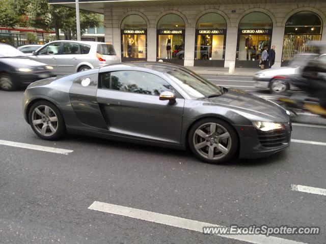 Audi R8 spotted in Geneva, Switzerland