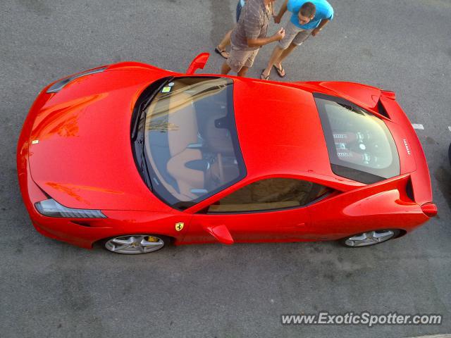 Ferrari 458 Italia spotted in Saint Tropez, France