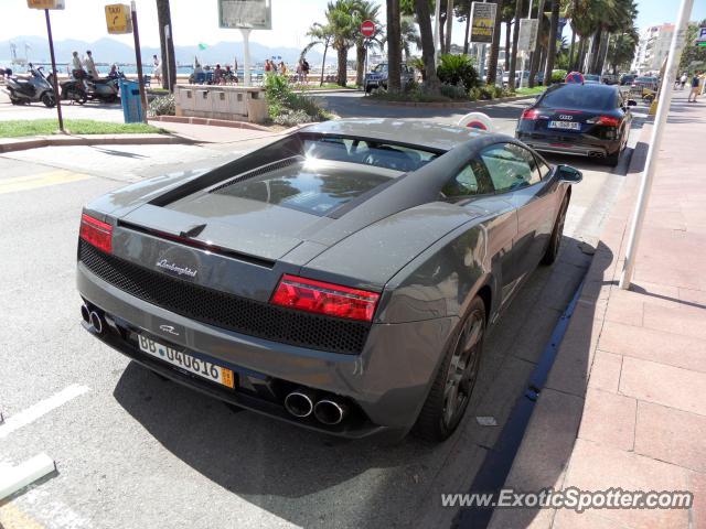 Lamborghini Gallardo spotted in Cannes, France