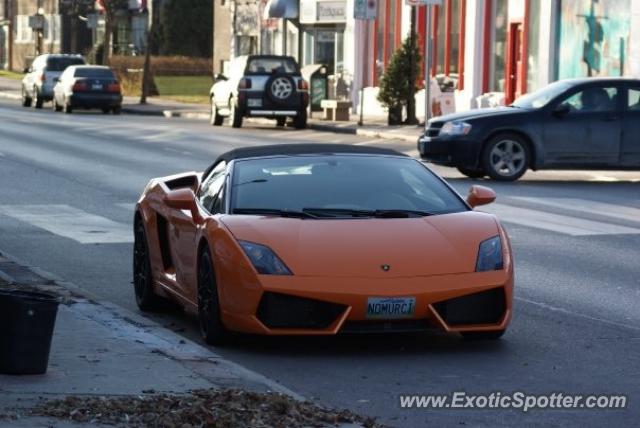 Lamborghini Gallardo spotted in Winnipeg, Manitoba, Canada