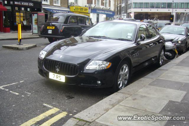 Maserati Quattroporte spotted in Knightsbridge, United Kingdom