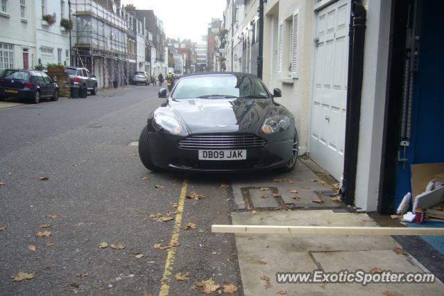 Aston Martin DB9 spotted in Knightsbridge, United Kingdom