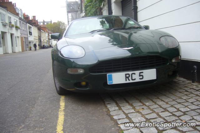 Aston Martin DB7 spotted in Knightsbridge, United Kingdom