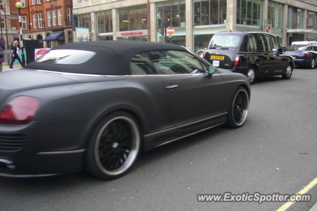 Bentley Continental spotted in Knightsbridge, United Kingdom