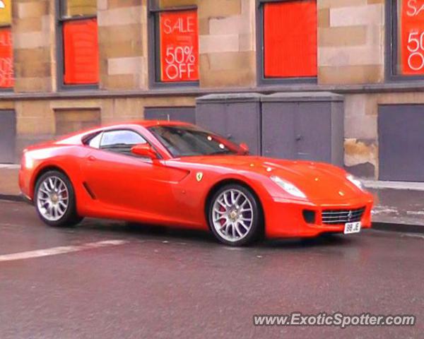 Ferrari 599GTB spotted in Glasgow, United Kingdom