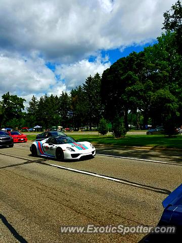 Porsche 918 Spyder spotted in Some in CA, California