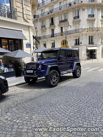 Mercedes 4x4 Squared spotted in PARIS, France