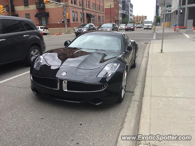 Fisker Karma spotted in Calgary, Canada