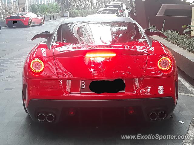 Ferrari 599GTO spotted in Jakarta, Indonesia
