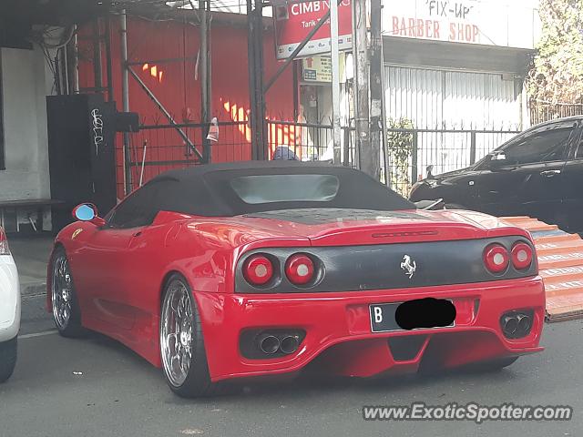 Ferrari 360 Modena spotted in Jakarta, Indonesia