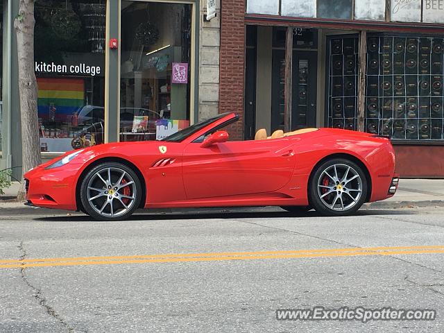Ferrari California spotted in Des Moines, Iowa