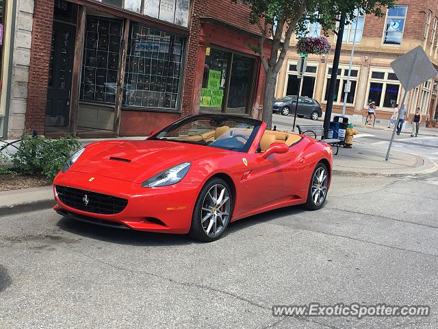 Ferrari California spotted in Des Moines, Iowa