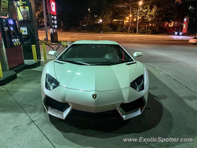 Lamborghini Aventador spotted in Atlanta, Georgia