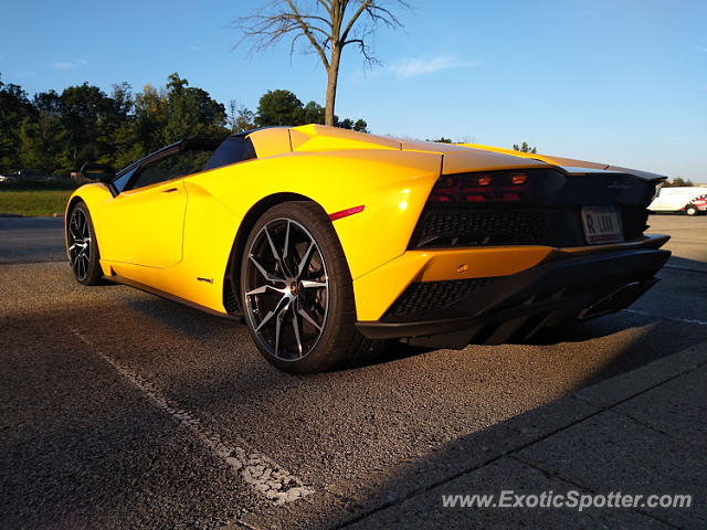 Lamborghini Aventador spotted in Indianapolis, Indiana