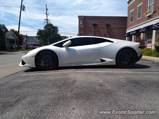 Lamborghini Huracan spotted in Carmel, Indiana