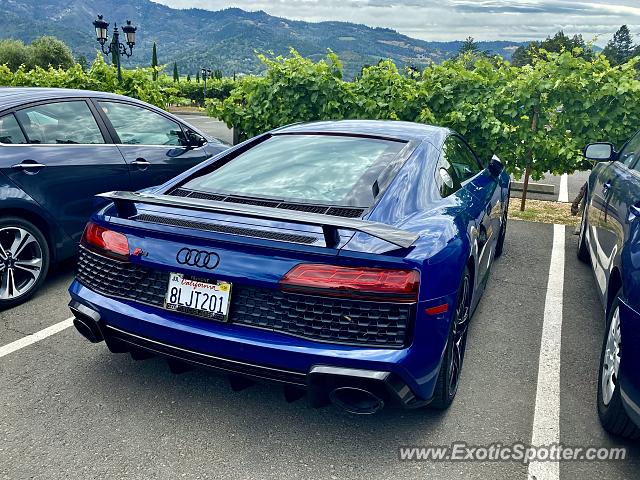 Audi R8 spotted in Napa, California