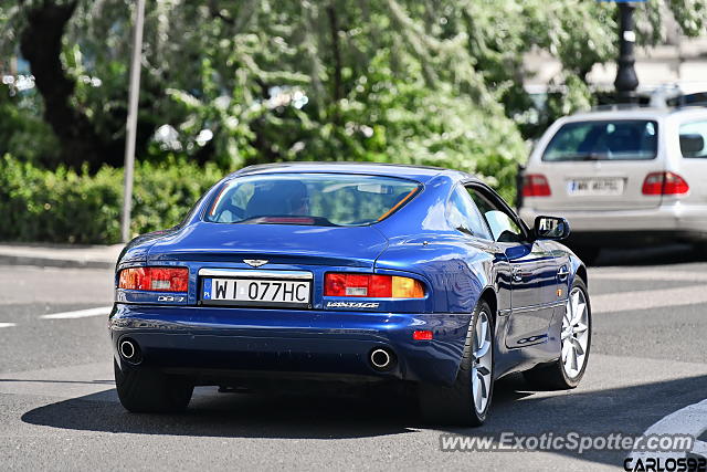 Aston Martin DB7 spotted in Warsaw, Poland