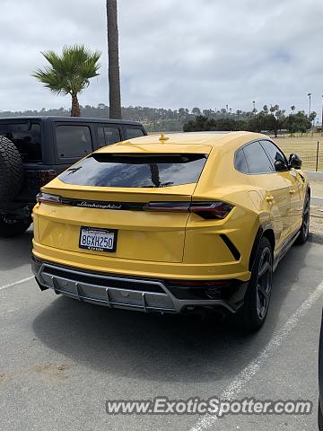 Lamborghini Urus spotted in Del Mar, California