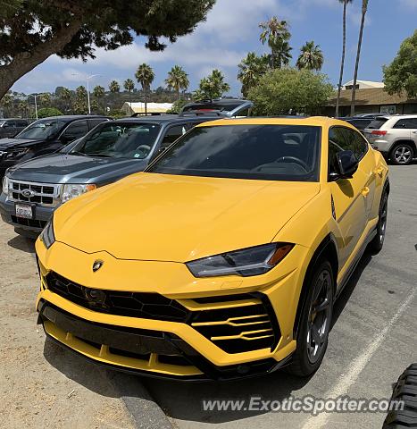 Lamborghini Urus spotted in Del Mar, California