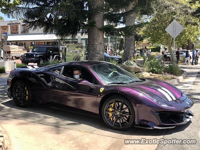 Ferrari 488 GTB spotted in Malibu, California
