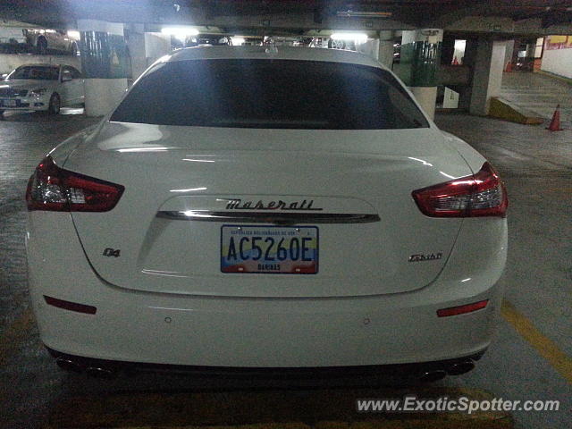 Maserati Ghibli spotted in Caracas, Venezuela