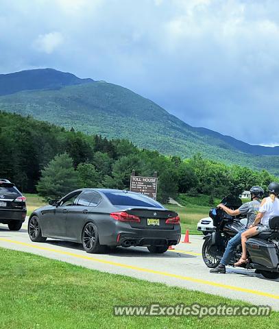 BMW M5 spotted in Mount Washington, New Hampshire