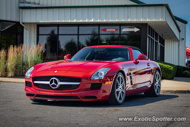Mercedes SLS AMG spotted in Columbus, Ohio