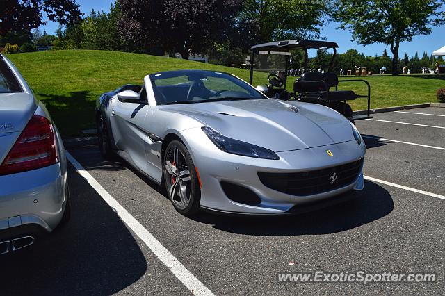 Ferrari Portofino spotted in Medina, Washington