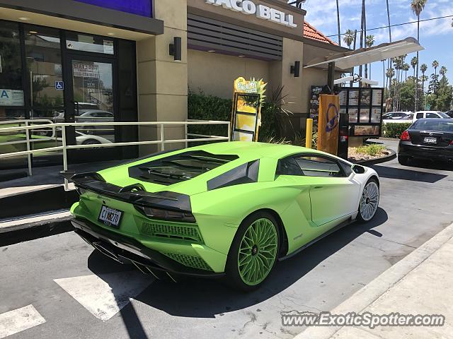 Lamborghini Aventador spotted in Van Nuys, California
