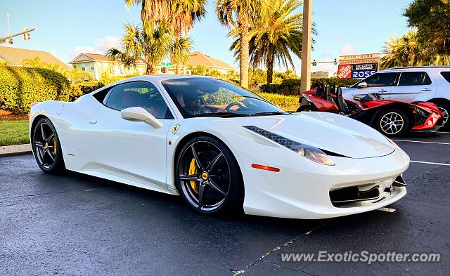 Ferrari 458 Italia spotted in Jacksonville, Florida