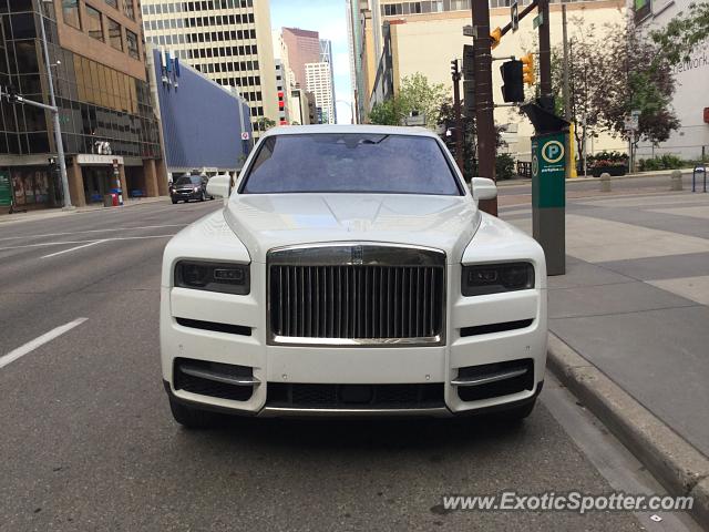 Rolls-Royce Cullinan spotted in Calgary, Canada