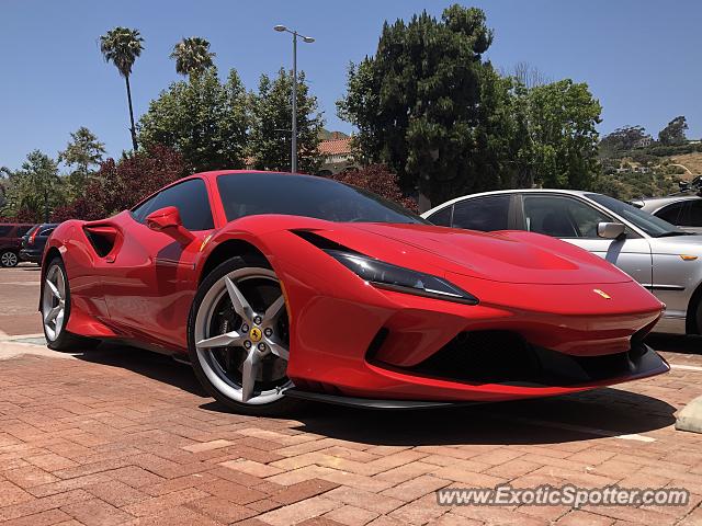 Ferrari F8 Tributo spotted in Malibu, California