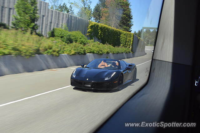 Ferrari 488 GTB spotted in Bellevue, Washington