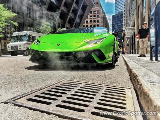 Lamborghini Huracan spotted in Boston, Massachusetts